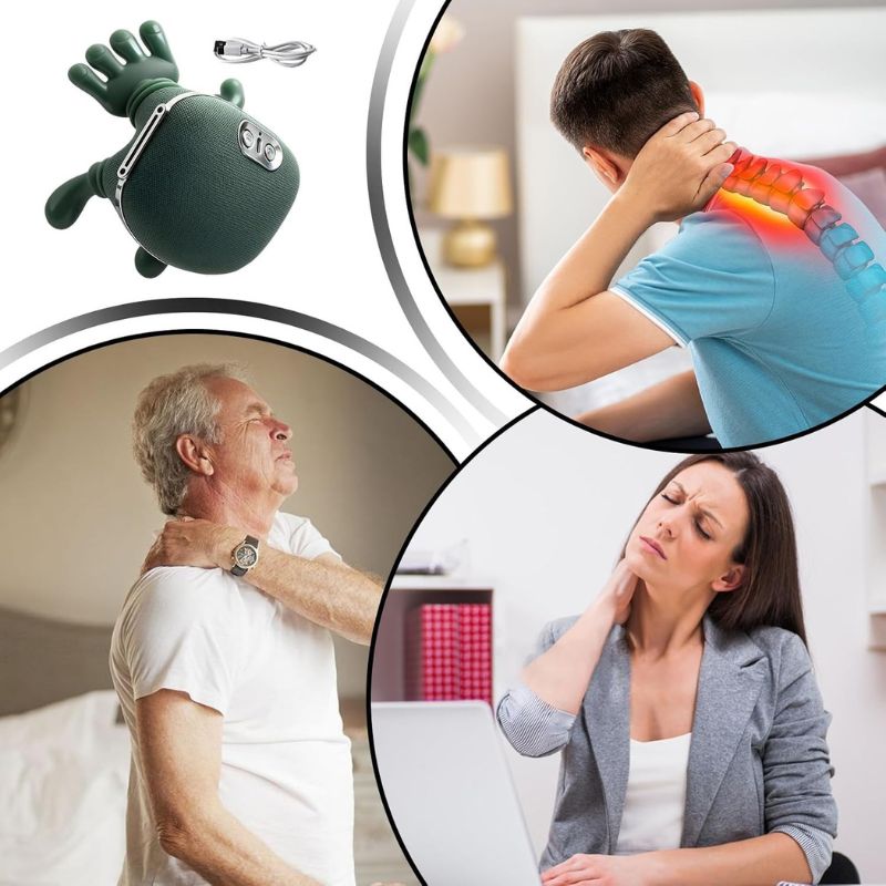 Masajeador Cervical y Hombros portátil con Calor