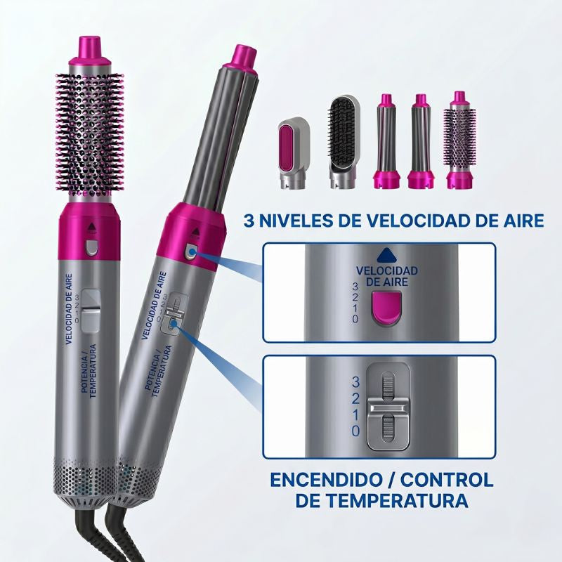 Secador de Pelo 5 en 1 Multifuncional