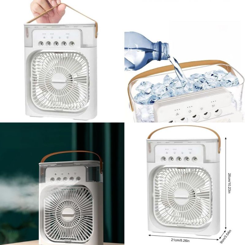 Mini Climatizador Portátil 4 en 1